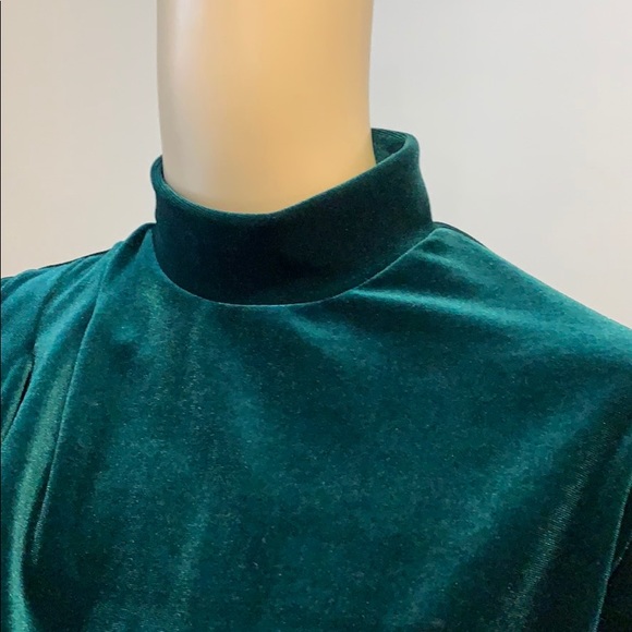 Ms. Blair Velvet Mini Dress - Hunter - Picture 4 of 5